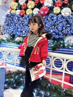 Áo parka lót lông cừu