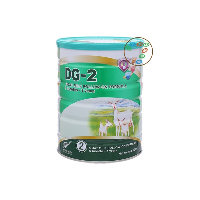 [Date 2024] Combo 02 lon sữa Dê công thức DG-2 Goat Milk Follow-on Formula 800G