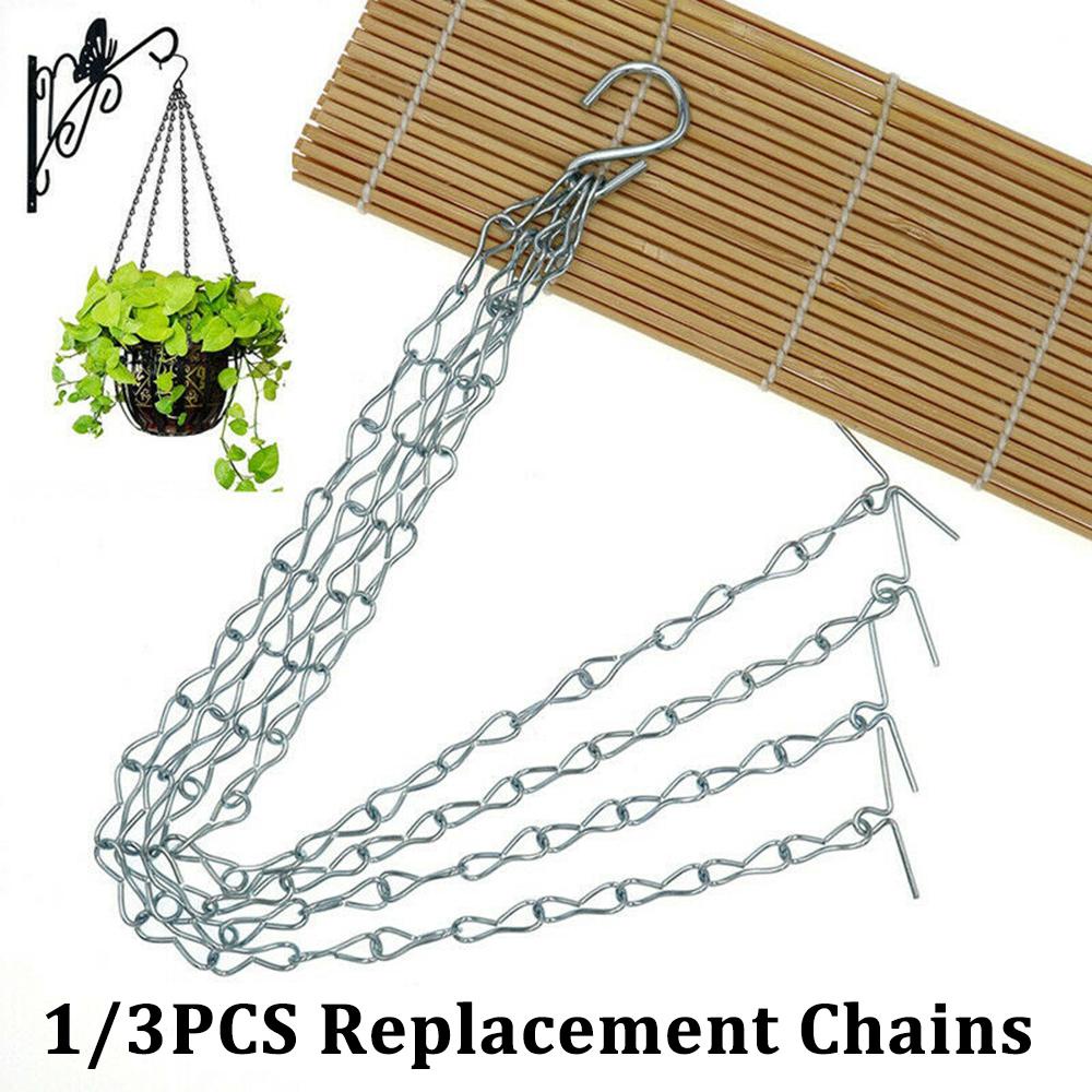 Bộ 1 / 3 Dây Xích Treo Lồng Chim Kích Thước 14 &quot;|Móc Treo Cây Cảnh Thay Thế Tiện Dụng