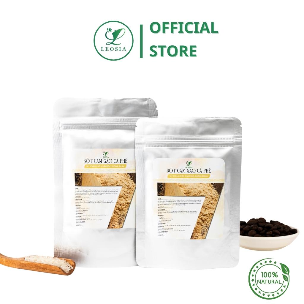 Bột Cám Gạo Cà Phê Leosia nguyên chất 50G | 100% Hữu cơ