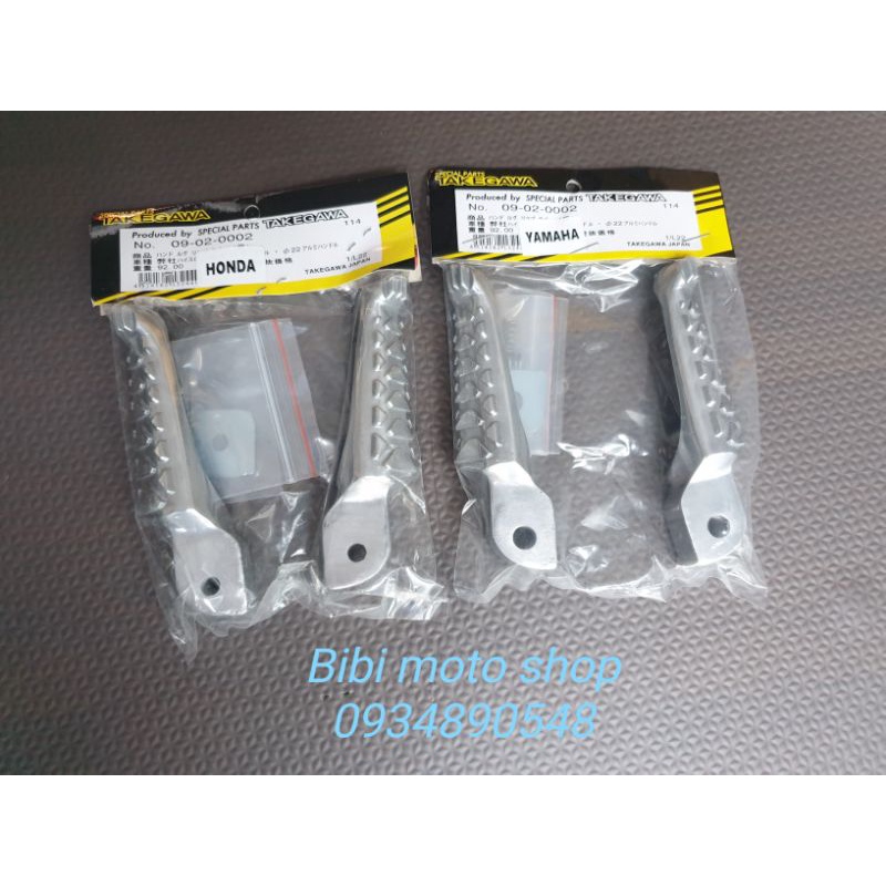 Gác chân nhôm takegawa gắn dòng xe honda _ yamaha