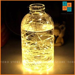 Đèn Đom Đóm 3M 30 Bóng Sử Dụng Pin AA Trang Trí Phòng Ngủ