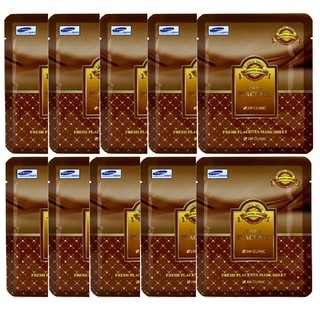 Combo 10 Gói Mặt Nạ  3W Clinic Fresh Placenta Mask Sheet (23ml x 10)
