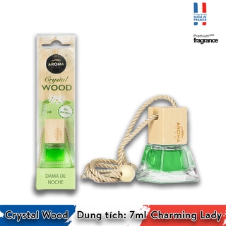 Tinh dầu nhập khẩu aroma car crystal wood 7 ml - tinh dầu treo, khử mùi - ảnh sản phẩm 7