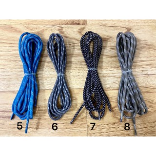 Combo 5 cặp dây giày phản quang bản tròn cho sneaker (màu ngẫu nhiên)