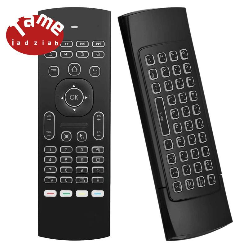 MX3 Air Mouse Wireless Keyboard Backlit Smart Remote Control 2.4G RF with Voice Microphone for X96 H96 Android TV Box