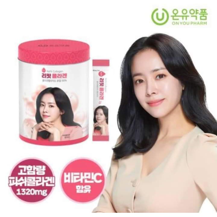 Hộp Tròn Đựng Collagen Lemona Hàn Quốc