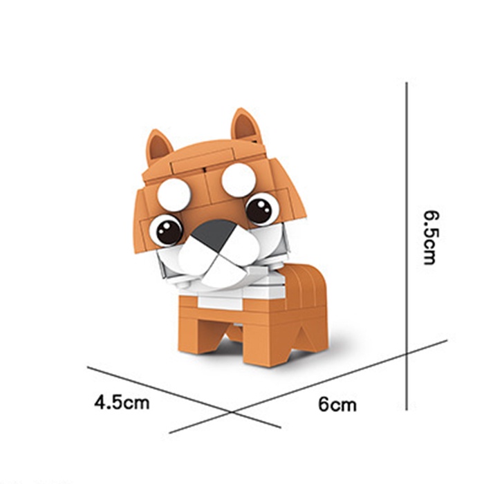 Đồ chơi ghép hình 3D lego động vật  cho bé trai, gái phát triển tư duy