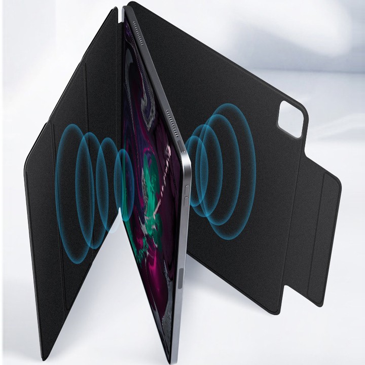 Ốp Lưng iPad Pro 11', Pro 12.9' (20/21), Ốp Lưng iPad mini 6 gập từ tính đa góc - Mã TZAT913