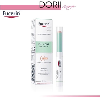 (Date 2027) Eucerin Bút Che Khuyết Điểm Giảm Mụn ProAcne Correct & Cover Stick 2.5g