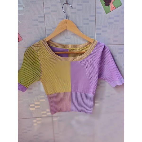 🍓🍓Áo croptop mongtoghi tay lỡ như ảnh phối màu cute new 99
