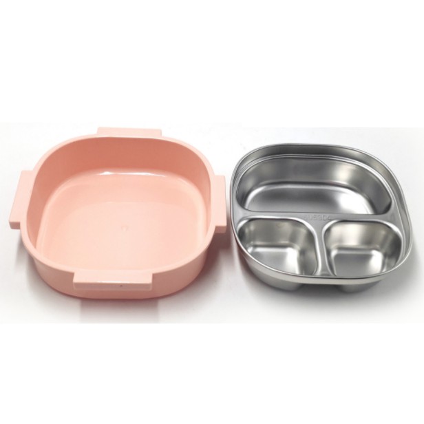 Hộp cơm inox vuông_tròn chia 3 ngăn ❤️FREESHIP❤️hàng cao cấp