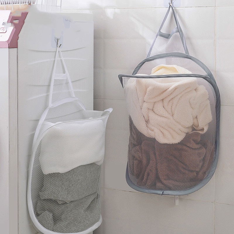 Giỏ Lưới Đựng Đồ Giặt Bền Gấp Gọn Được