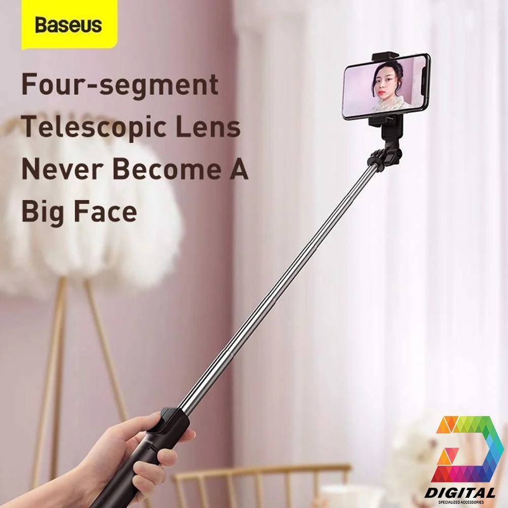 Gậy Chụp Hình Tripod 3 Chân Bluetooth Baseus Lovely Bracket Selfie Stick Chính Hãng