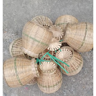 Giỏ cua giỏ cá giỏ tre size to 16*16cm