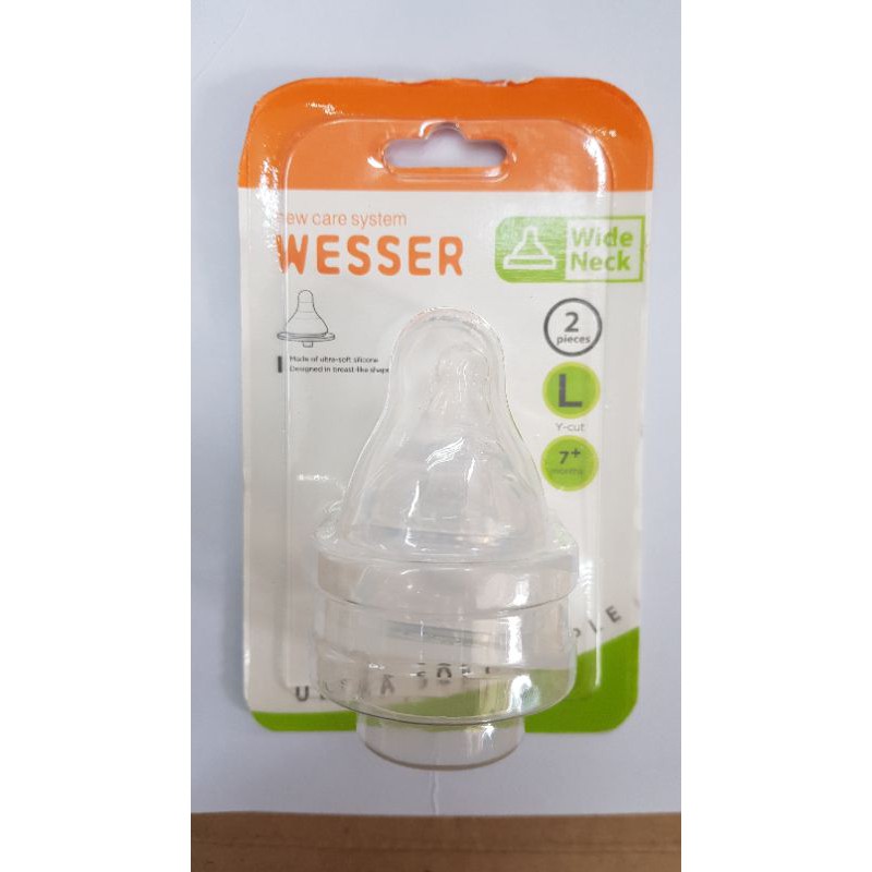 Núm ty Wesser Cổ rộng Đủ Size (Bộ 2 cái)