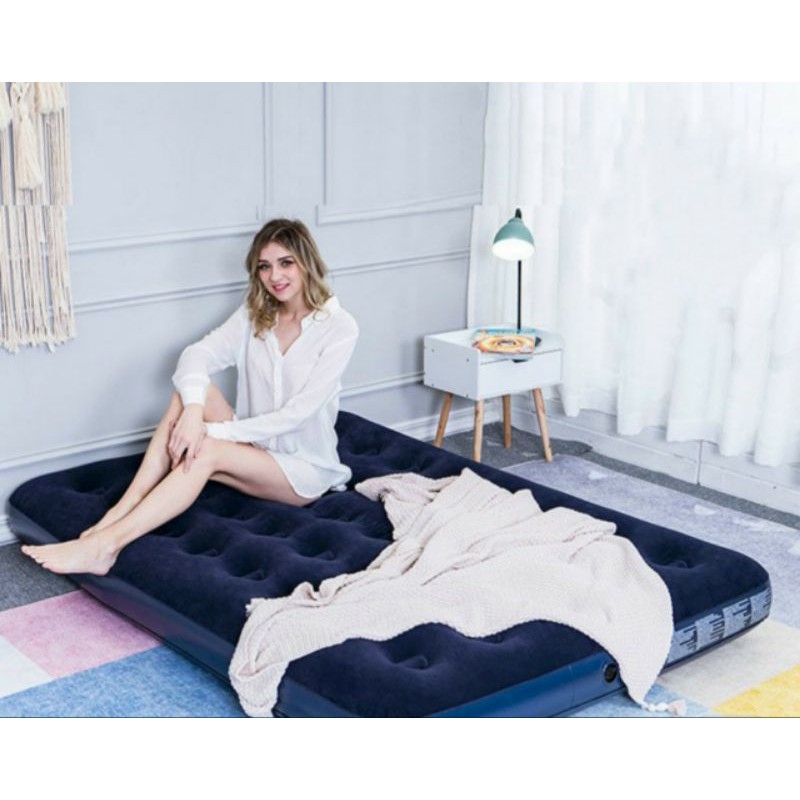 Đệm Hơi Cao Cấp 2.03x1.83x 22cm Đệm hơi Nhập Khẩu Đệm Hơi Cao Cấp Tặng Kèm Bơm Điện