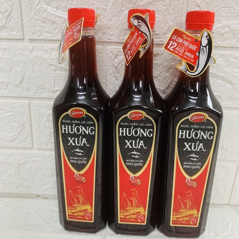 NƯỚC MẮM/CHẤM HƯƠNG XƯA CHAI 750ML CỦA BARONA