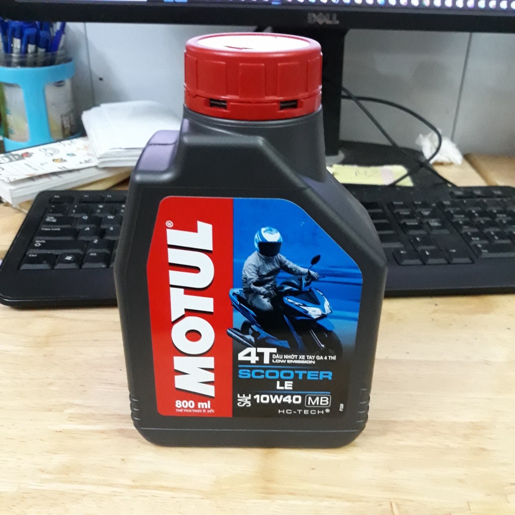 Motul Scooter LE 4T 10W40 800ml , Motul Gear Oil 80W90 120ml nhớt hợp số nhớt máy xe tay ga