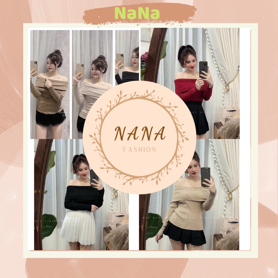 [Hàng Cao Cấp Loại 1] Áo Tăm Ngang Vai Nana Store- CD 089