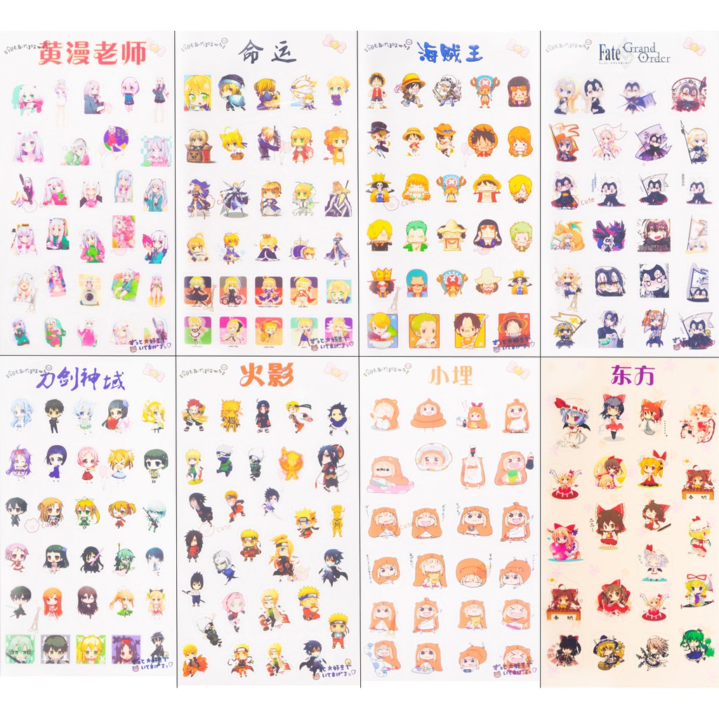 [thanh lý bán lỗ]Sticker Anime chibi - Kobayashi-san Chi no Maid Dragon [AAM] [PGN30]