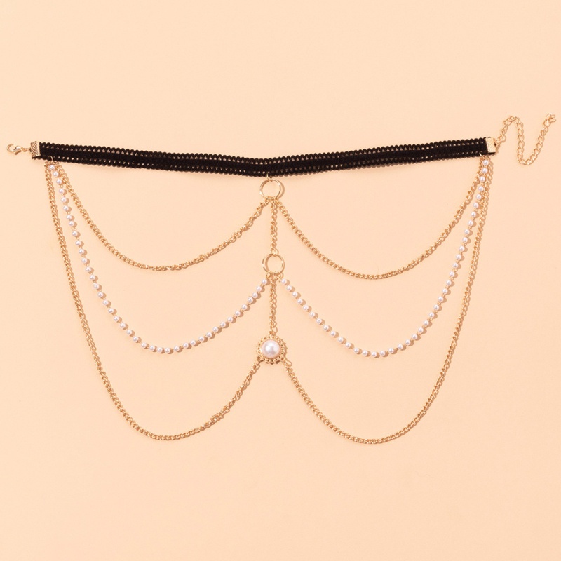 Chuỗi Dây Đeo Đùi Dạng Xích Tua Rua Quyến Rũ Cho Nữ