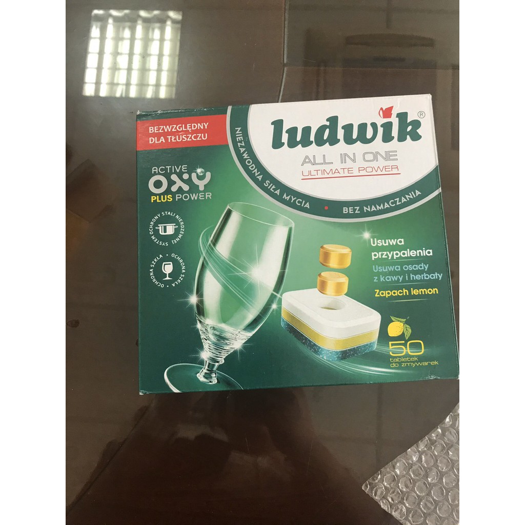 Combo 2 hộp viên rửa bát Ludwik cho máy rửa bát