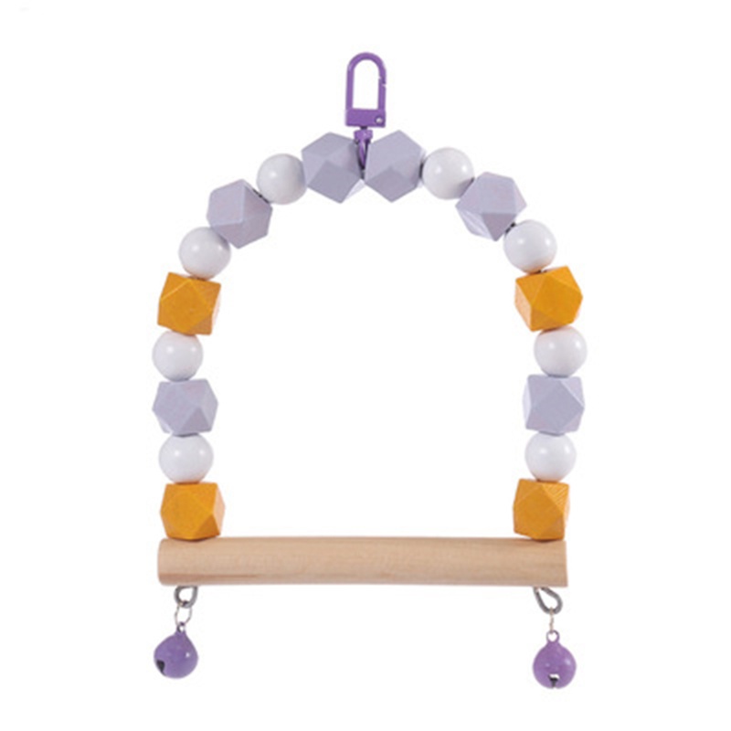 Giá Đứng Bằng Gỗ Nhiều Màu Dành Cho Chim Vẹt