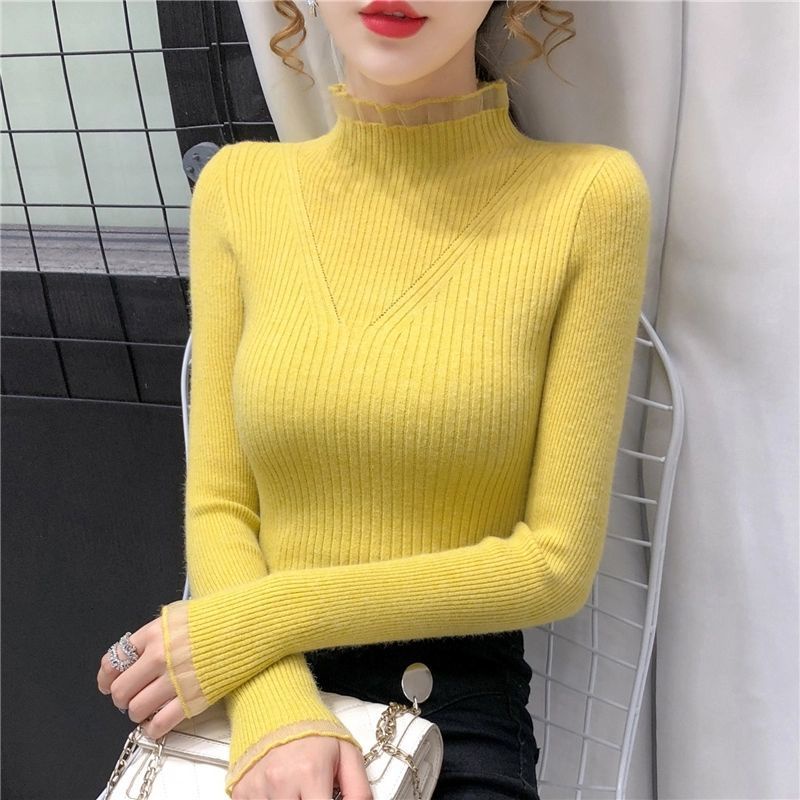Áo Sweater cổ lọ thời trang thu đông 2021