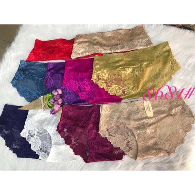 Combo 10 quần lót ren nữ mã 8681