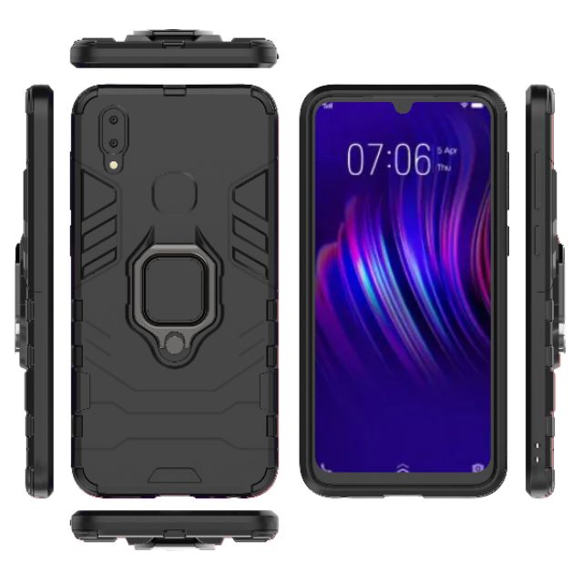 Ốp lưng Vivo V19 chống sốc Iron Man Iring cao cấp giá đỡ mặt lưng xem phim siêu bền