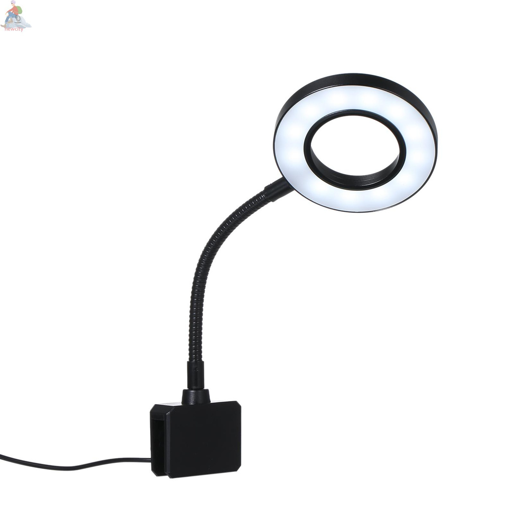 Đèn Led Tròn 5v 7w 18 Bóng 3 Màu 10 Chế Độ