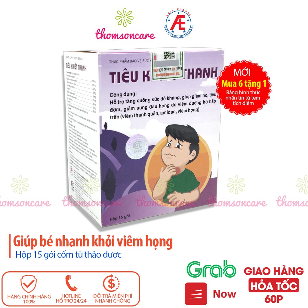 Cốm Tiêu khiết thanh - tăng cường sức đề kháng, hỗ trợ giảm ho cho trẻ từ thảo dược và vitamin C