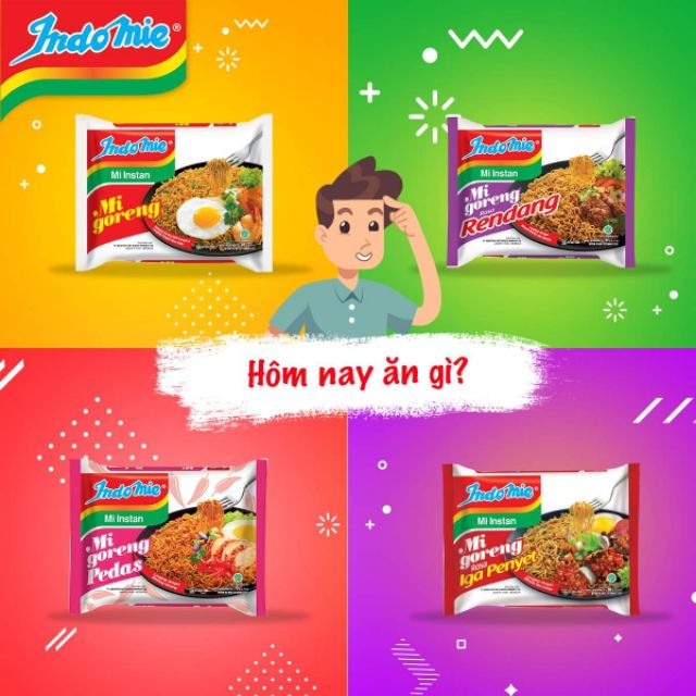 Mì trộn indomie các vị (còn Đủ Vị)