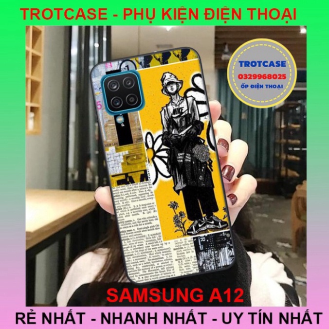 Ốp lưng điện thoại Samsung A12 - Ốp lưng in hình Hoa Cúc G-Dragon Peaceminusone BigBang