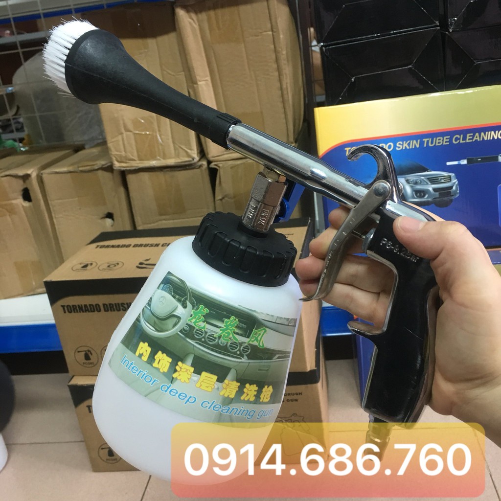 Bình dọn nội thất dùng khí nén cầm tay 1L Tonardo
