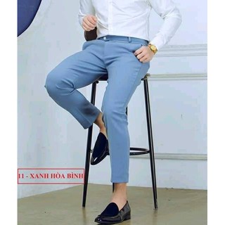 ẢNH THẬT+VIDEO_Combo quần âu nam genlux Đen+xanh+ghi_VẢI XỊN,CO DÃN TỐT_MAY KỸ_kiểu dáng trẻ trung