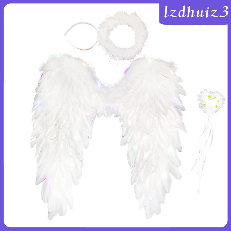 Cánh Thiên Thần Lông Vũ Hóa Trang Halloween / Giáng Sinh / Nhảy Múa / lzdhuiz3