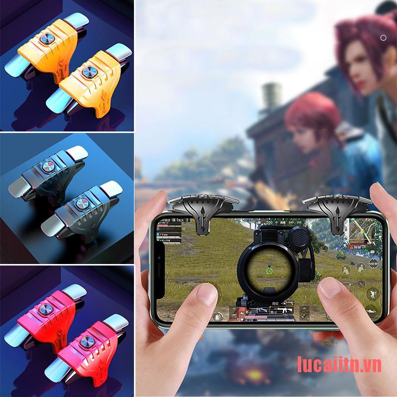 {caiitn}1 Pair Mobile Trigger Smartphone Gamepad Controller Gaming Shooter for PUBG