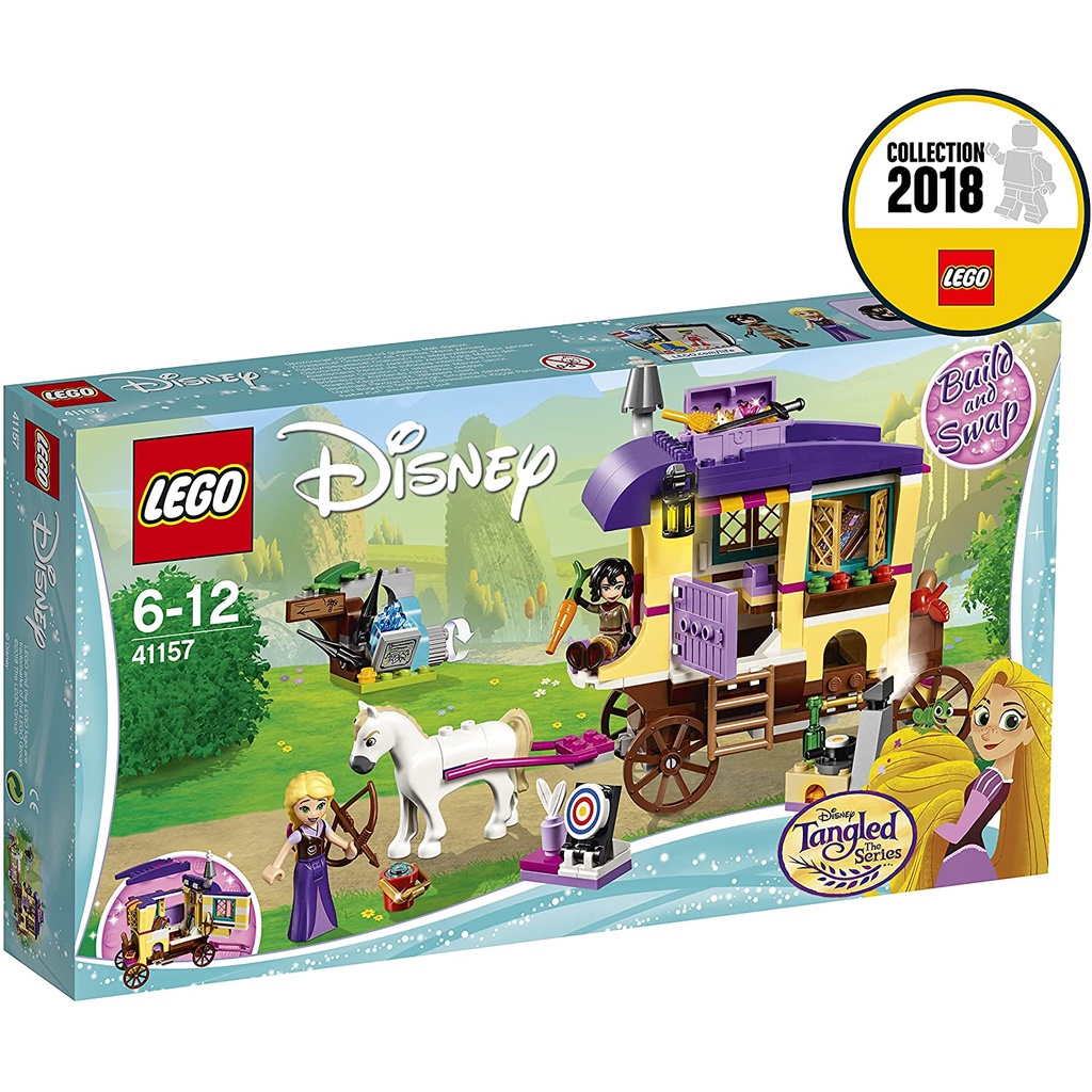 Đồ chơi LEGO Disney Princess Rapunzel’s Traveling Caravan 41157