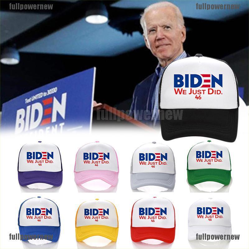 Mũ Lưỡi Trai Thêu Chữ We Just Do Biden 2020 U.S