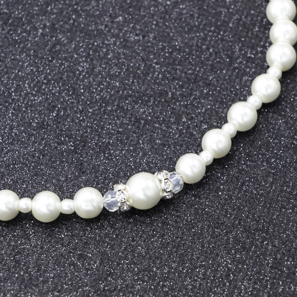 Vòng cổ Dài Tua Rua Đính Ngọc Trai Nhân Tạo Thời Trang