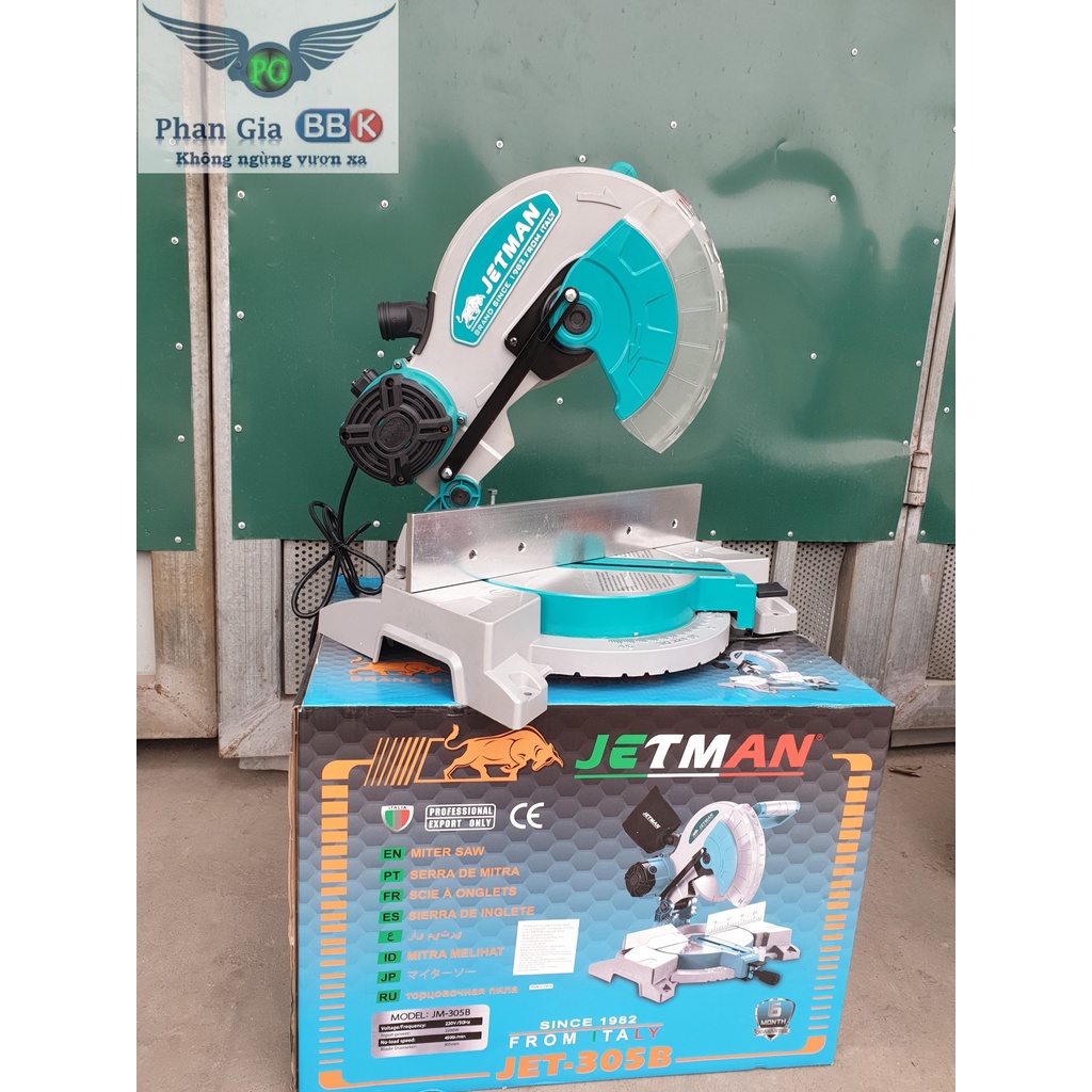 MÁY CẮT NHÔM JETMAN 305, BẢO HÀNH 12 THÁNG
