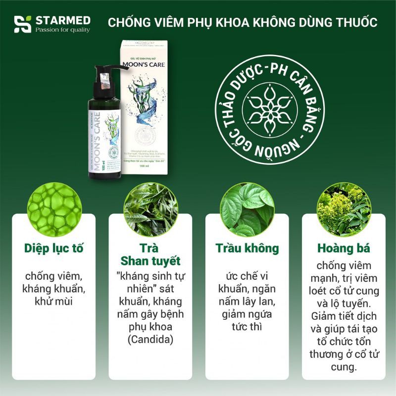 DUNG DỊCH VỆ SINH PHỤ NỮ SMOON'S CARE NGĂN NGỪA VIÊM NHIỄM NẤM NGỨA