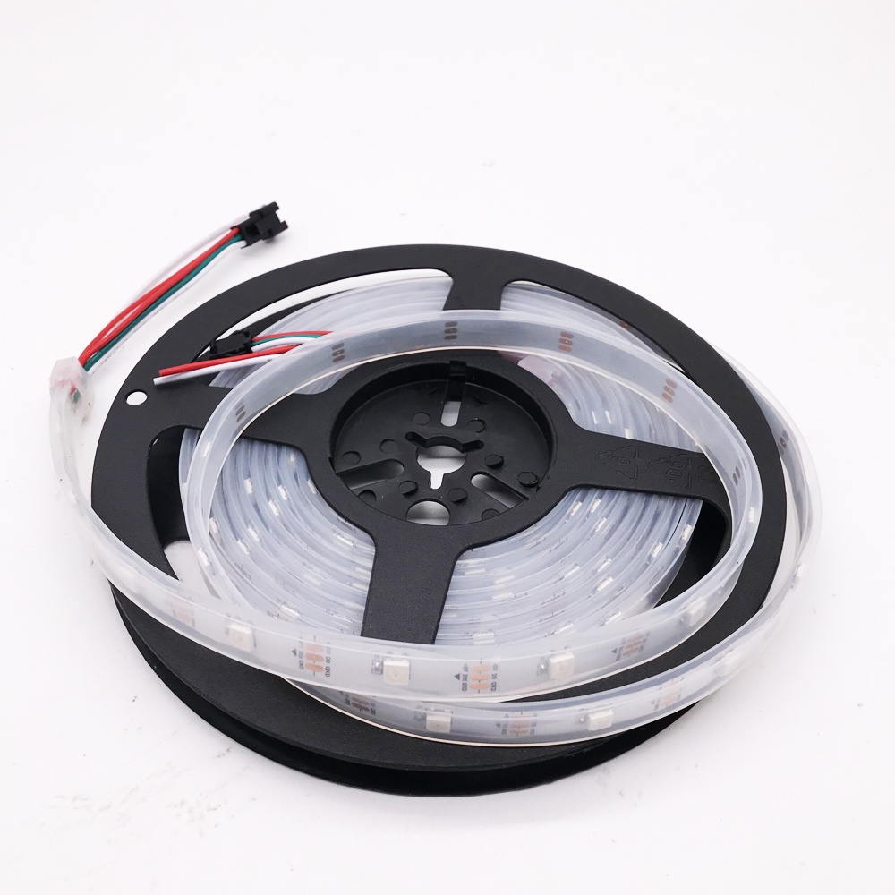 Dây đèn 5050 Rgb Ws2812B Led DC Ws2812 vi mạch Ip30 /5050/Dcv655 30 led/mét