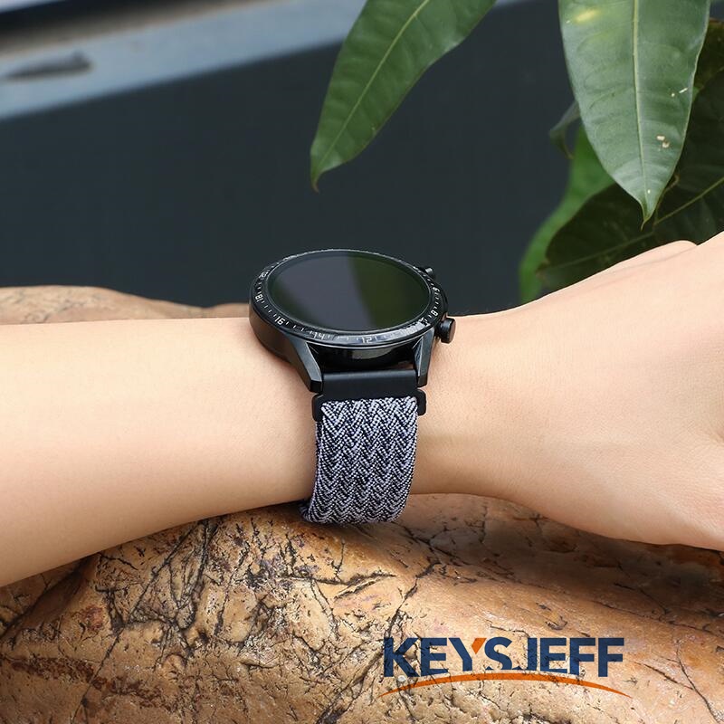 Dây Đeo Thay Thế Bằng Nylon Co Giãn Điều Chỉnh Được Cho Samsung Galaxy Watch 3 45mm/Huawei GT3/GT 2 46mm