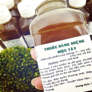 Combo 2 chai thuốc răng miệng Đông Y - Da liễu cho mẹ và bé
