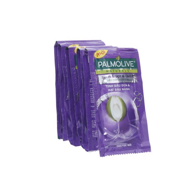 60 gói Dầu gội xả Palmolive Suôn mượt và óng ả