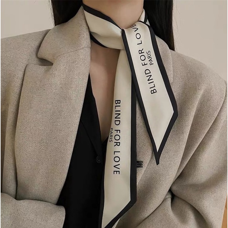 Khăn lụa buộc tóc nữ đẹp sang trọng phong cách Hàn Quốc