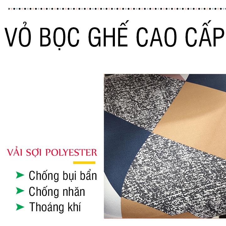 Bộ vỏ bọc ghế văn phòng xoay ngồi máy tính thoáng mát co giãn nhiều màu sắc